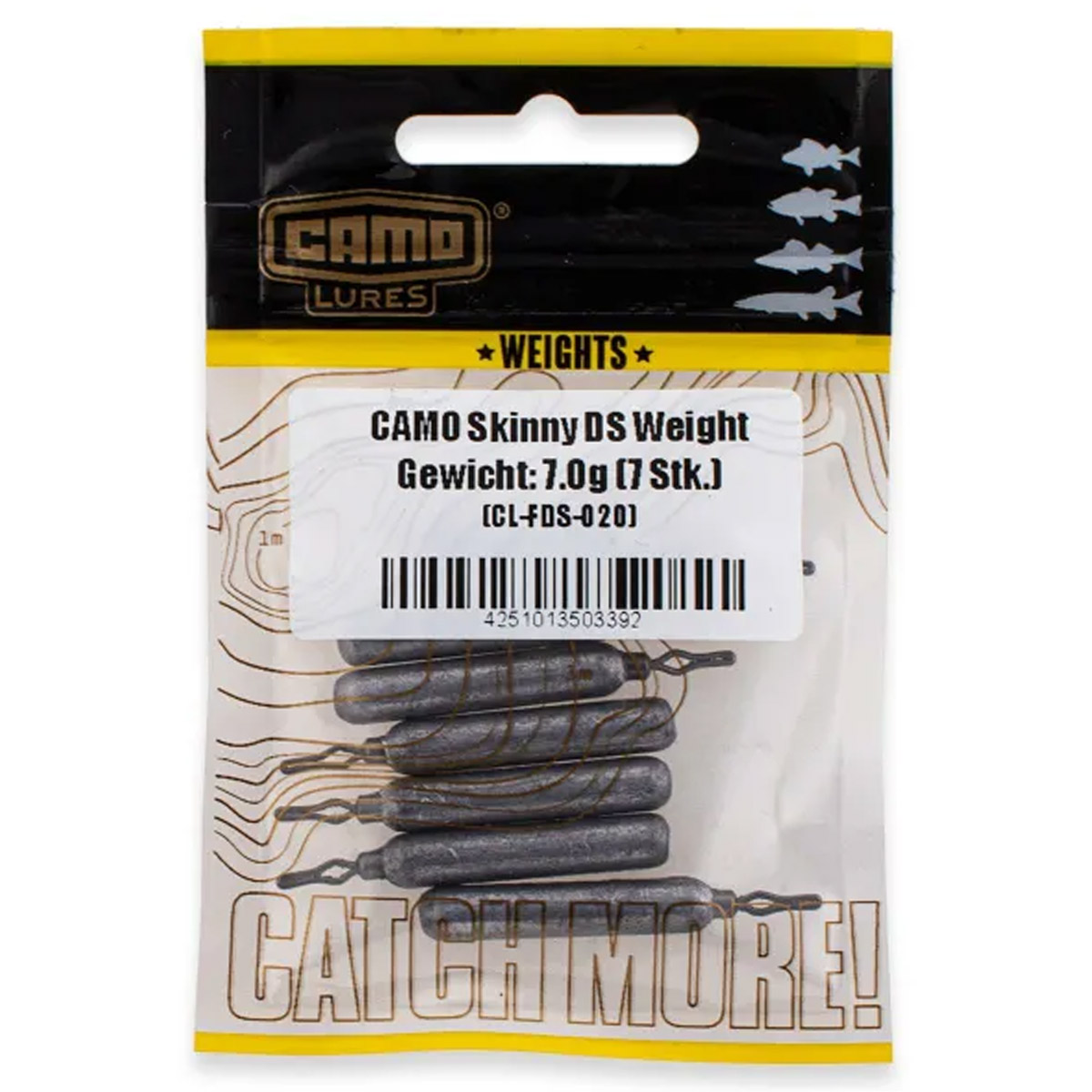 Camo Tackle Skinny Drop Shot Weight