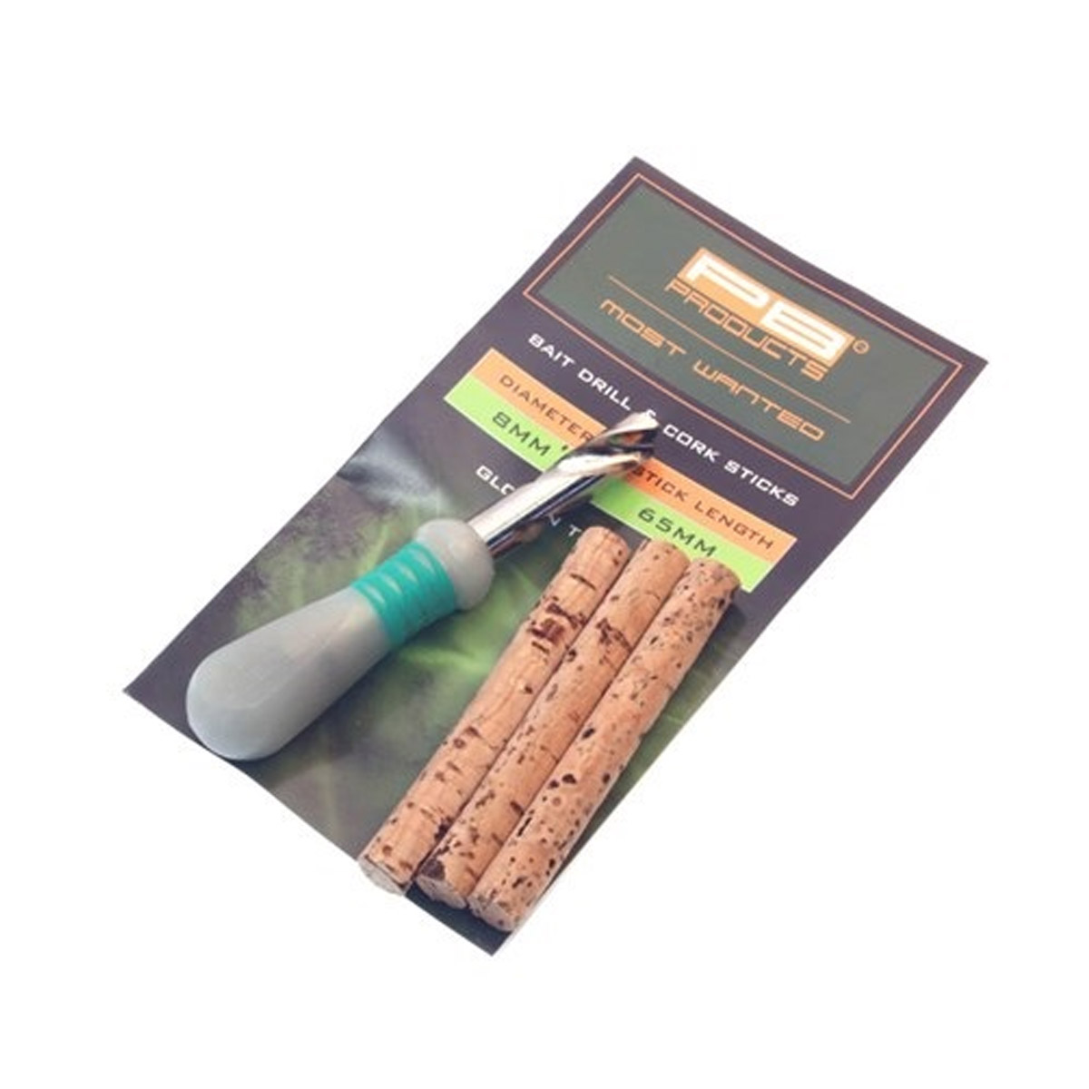 PB Bait Drill 8mm + cork sticks 3pcs