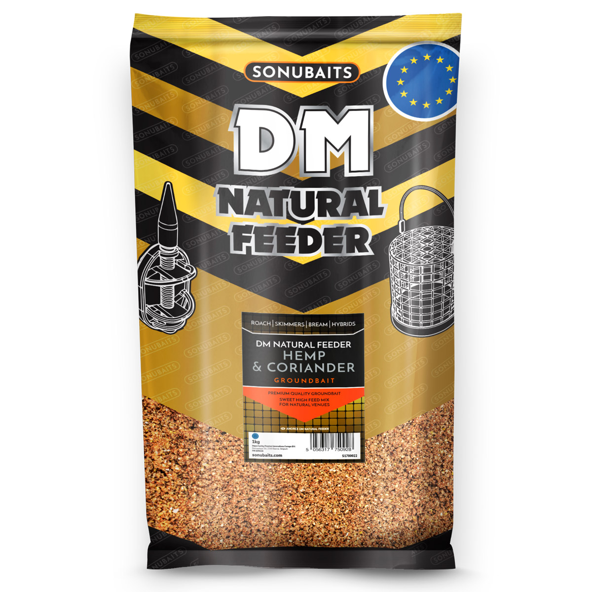 Sonubaits DM Natural Feeder Hemp & Coriander 1 KG