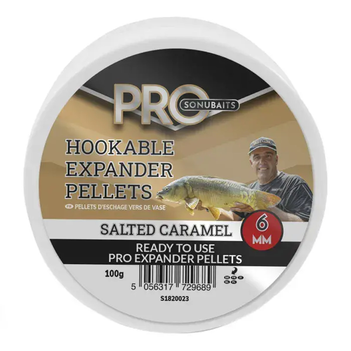 Sonubaits Pro Hookable Expander Pellets Salted Caramel