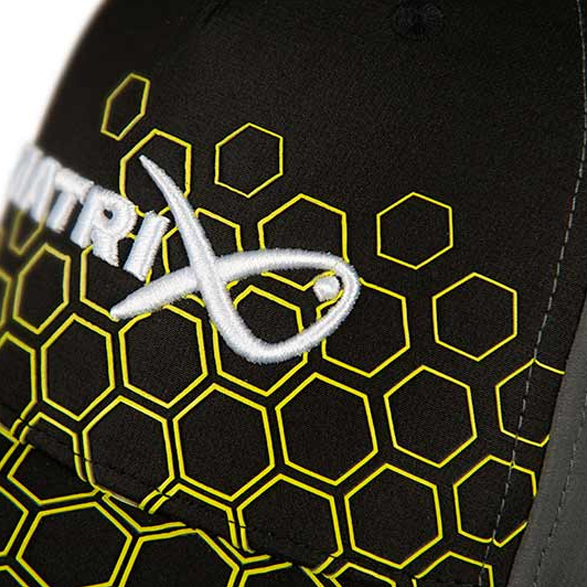 Matrix Hex Print Baseball Cap Black