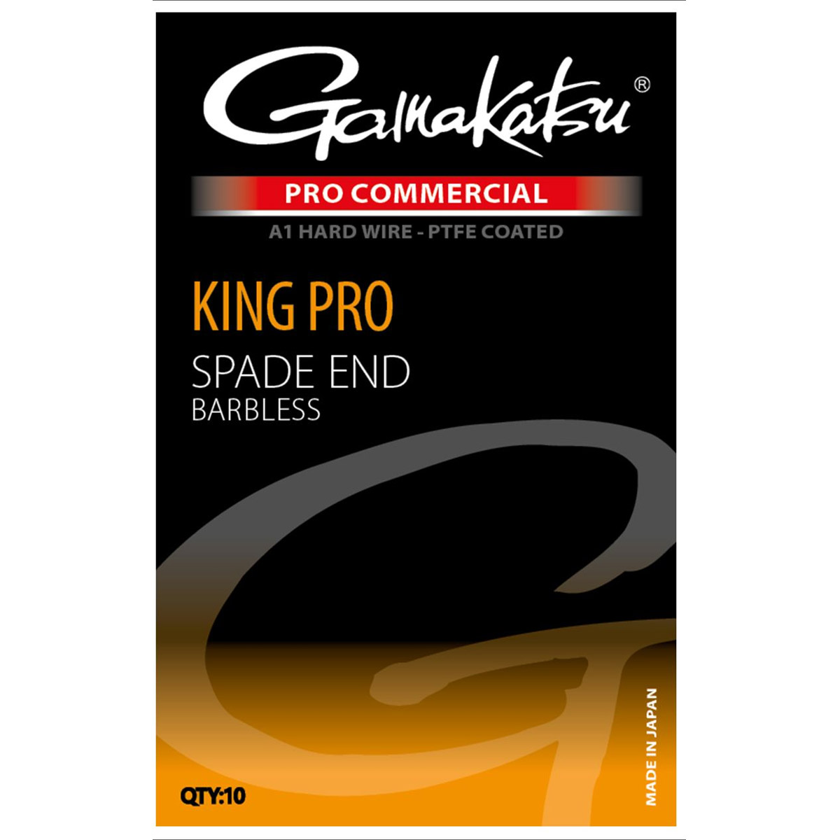 Gamakatsu Pro Commercial King Pro A1 Spade End Barbless Gamakatsu Pro Commercial King Pro A1 Spade End Barbless