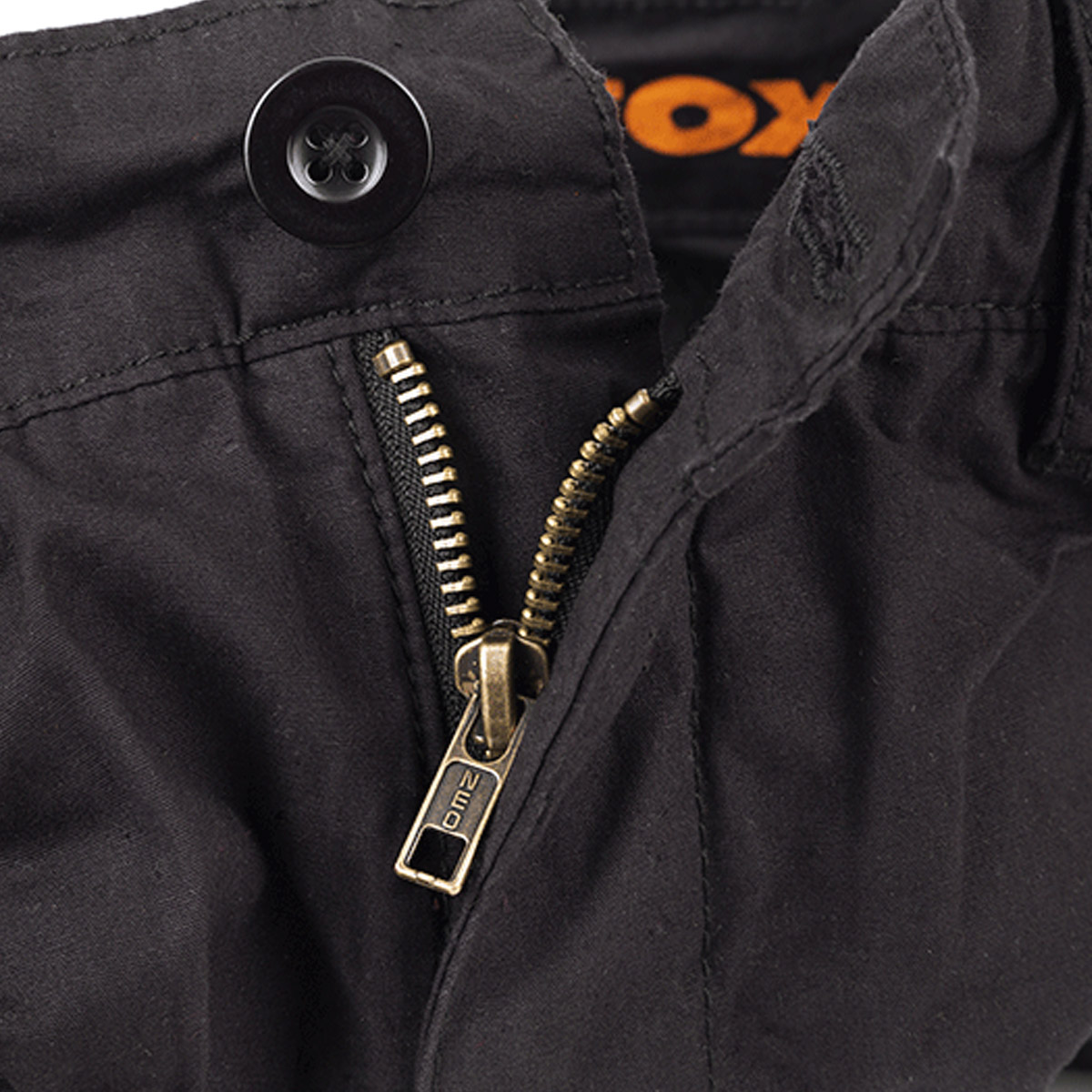 Fox Collection Black & Orange Combat Trousers