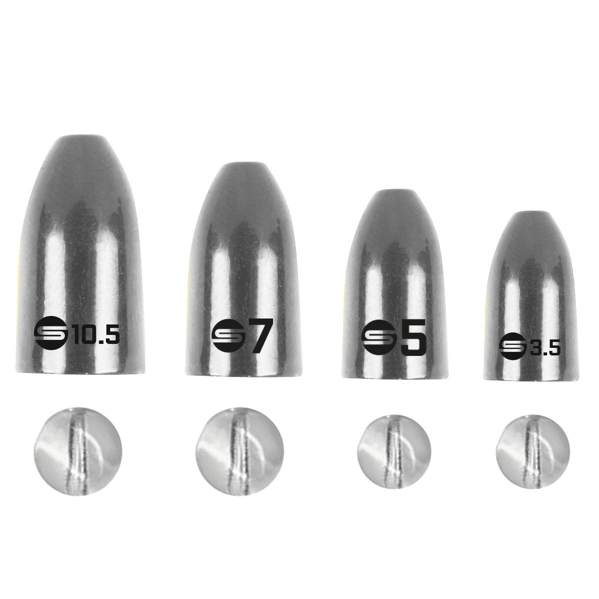 Spro Freestyle Tungsten bullet Sinkers -  3.5 gram -  5 gram -  7 gram -  10.5 gram