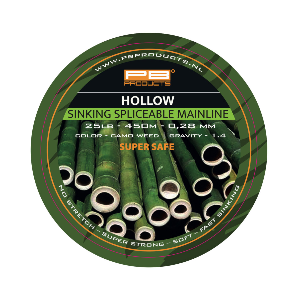 PB Products Hollow Braid 25LB 450 M