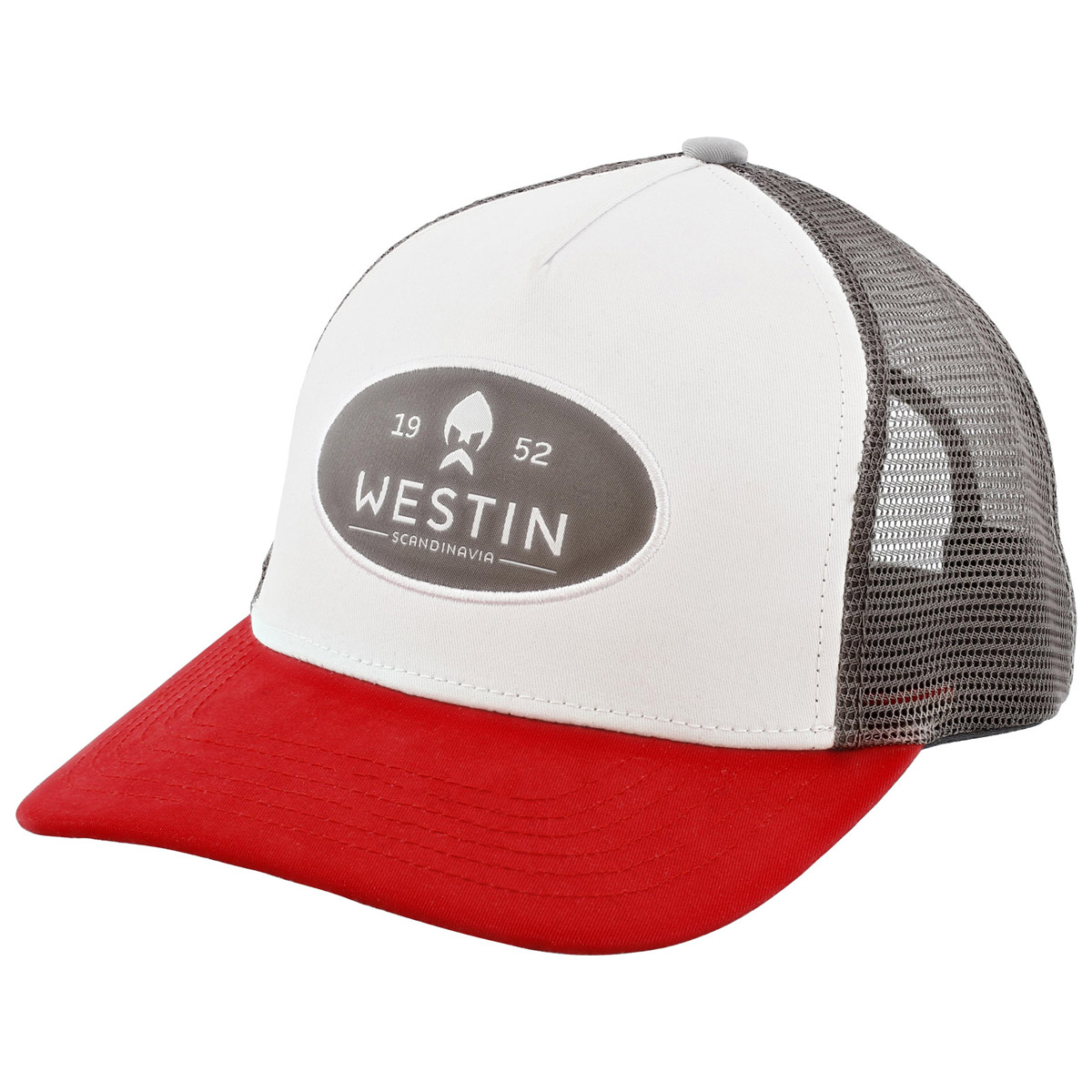 Westin State Cap - Silver Grey / Red