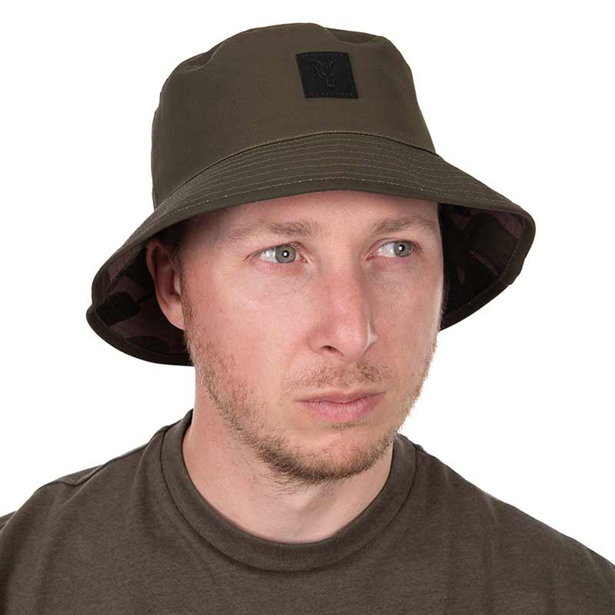Fox Reversible Bucket Hat - Khaki/Camo