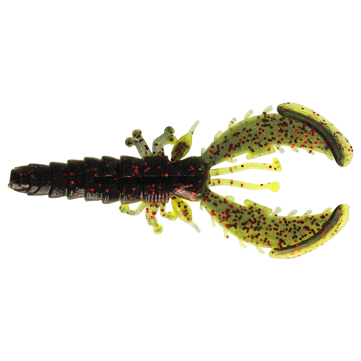 Westin CreCraw Slim Creaturebait 5,5 CM  -  Black Chartreuse