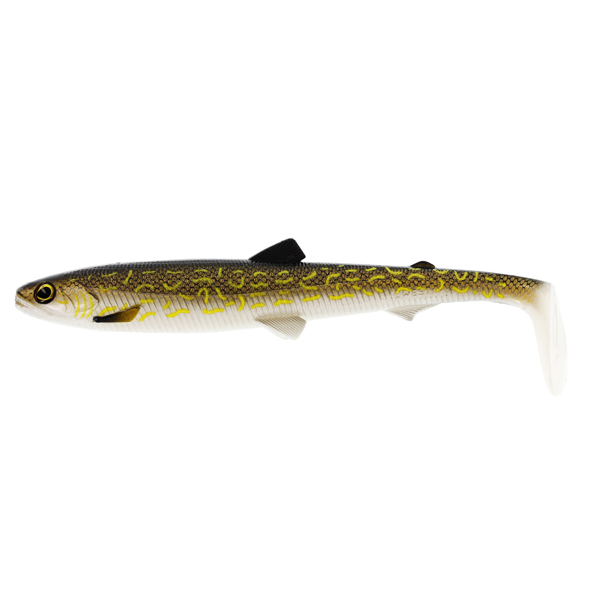 Westin BullTeez Shadtail 24 cm - Natural Pike - Zunnebeld