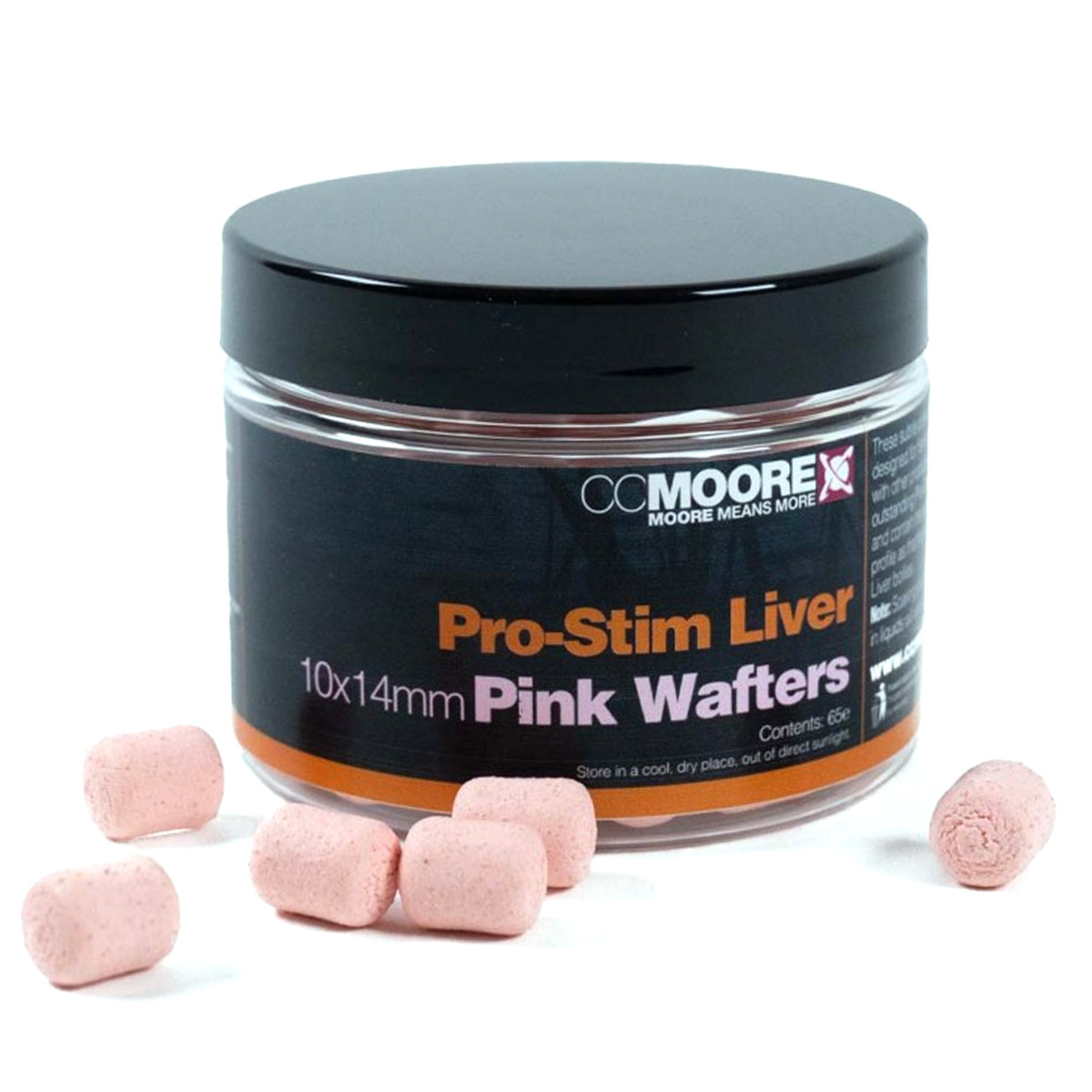 Cc Moore Pro-Stim Liver Dumbell Wafters Pink 10x14 MM