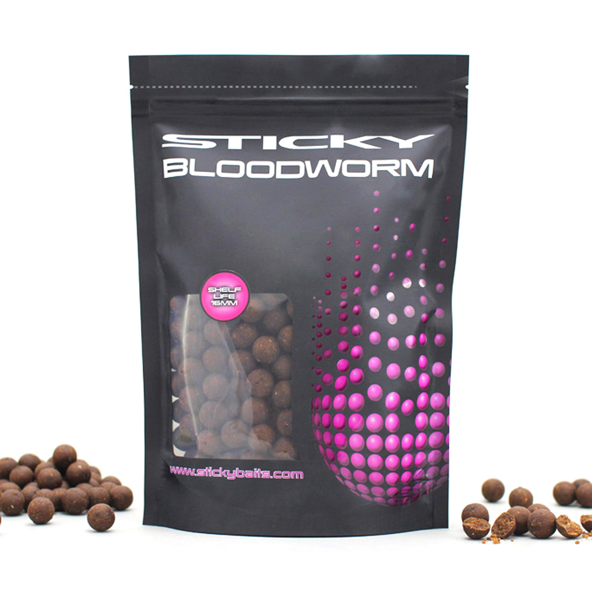 Sticky Baits Bloodworm Boilies 1 Kilo -  12 mm -  16 mm -  20 mm