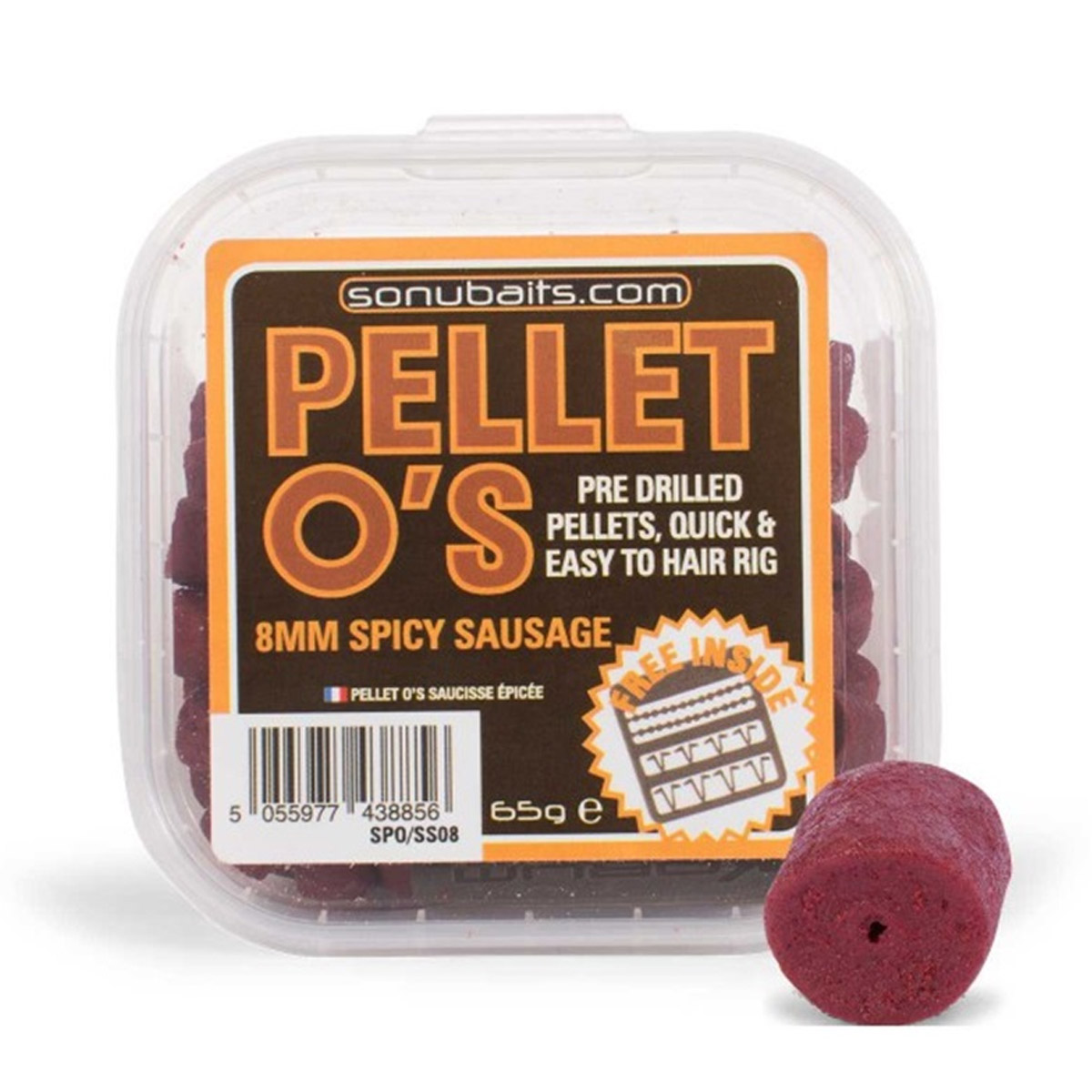 Sonubaits Pellet O'S Spicy Sausage -  8 mm
