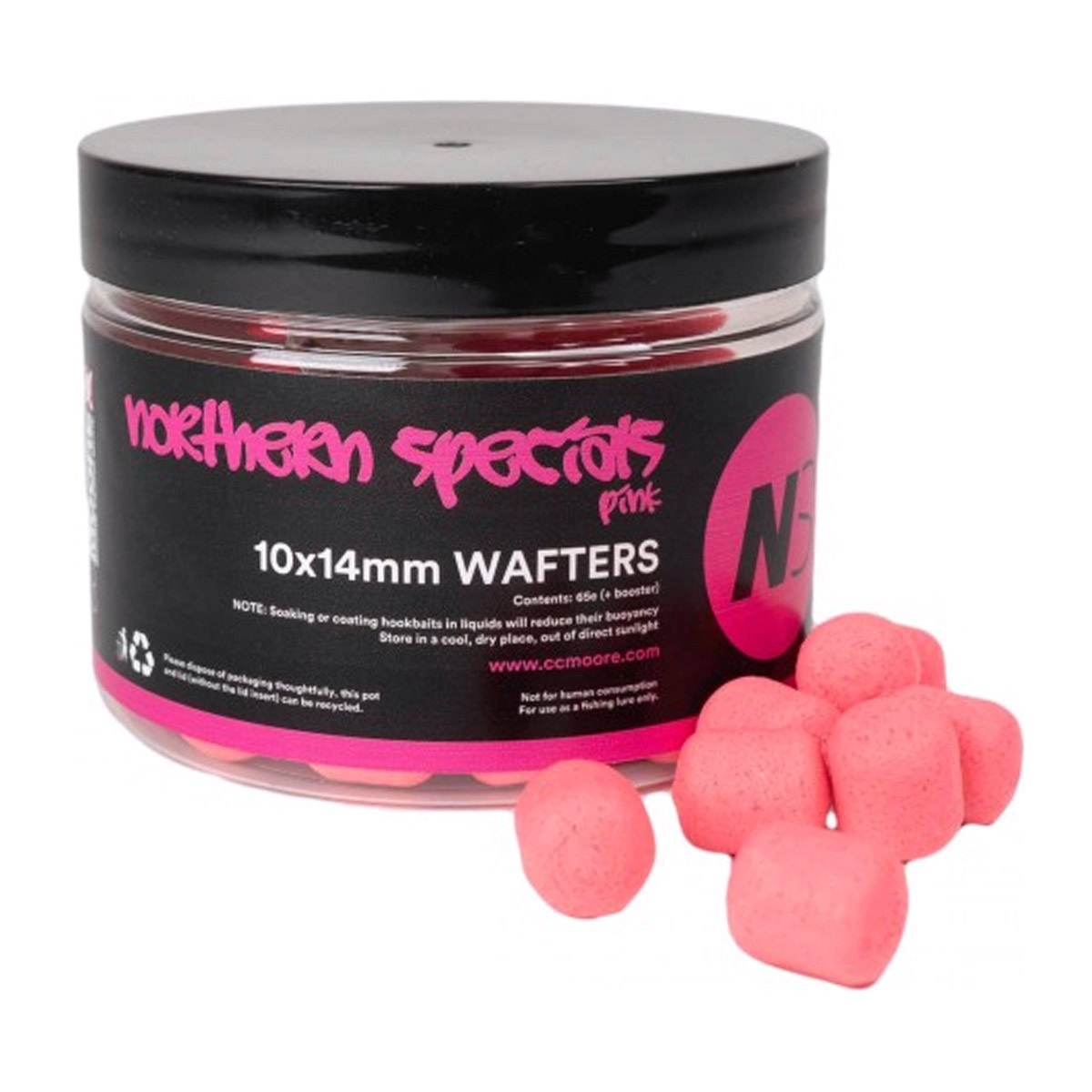 Cc Moore NS1 Dumbell Wafters Pink 10x14mm