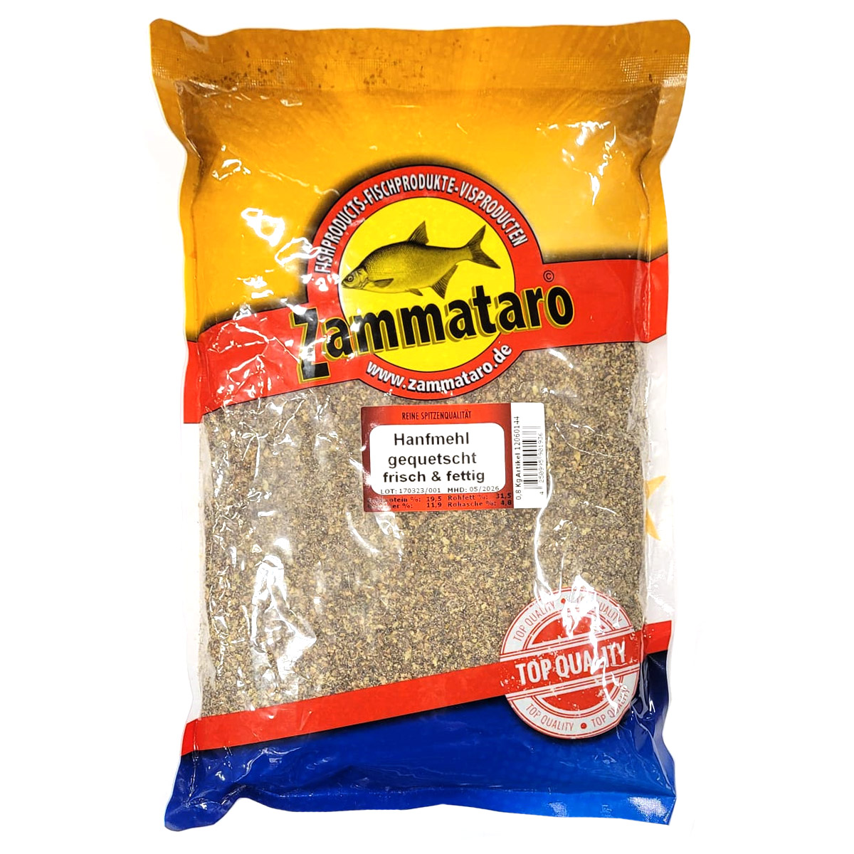 Zammataro Hennep meel 0.8 kg Zammataro Hennep meel 0.8 kg