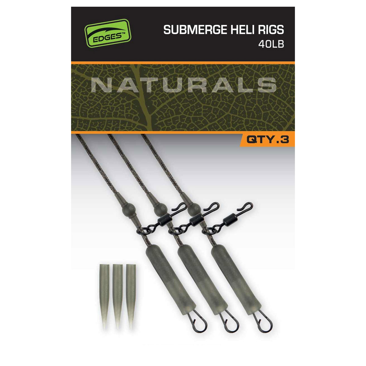 Fox Edges Naturals Submerge Heli Rig Leaders