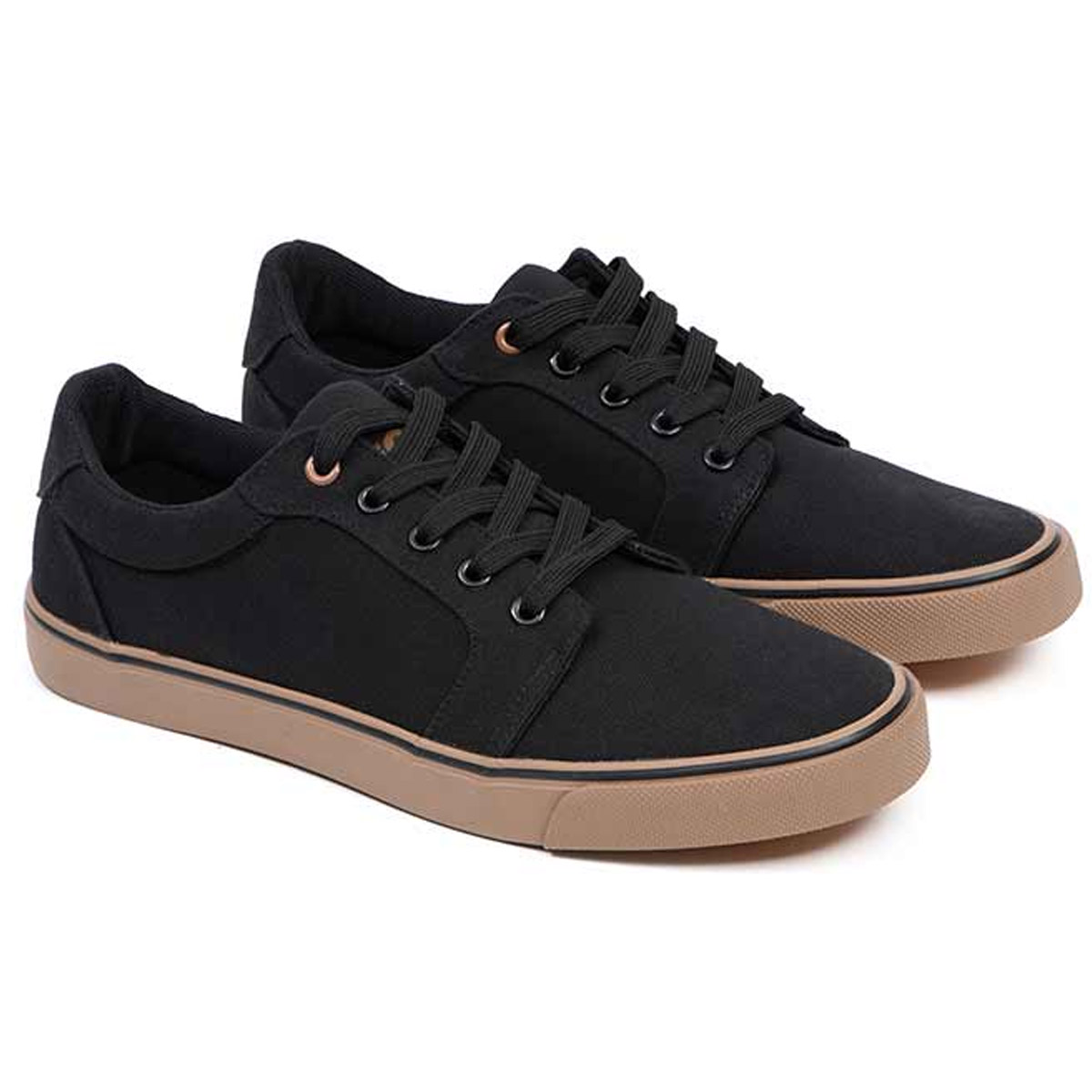 Fox Black Canvas Shoe Fox Black Canvas Shoe