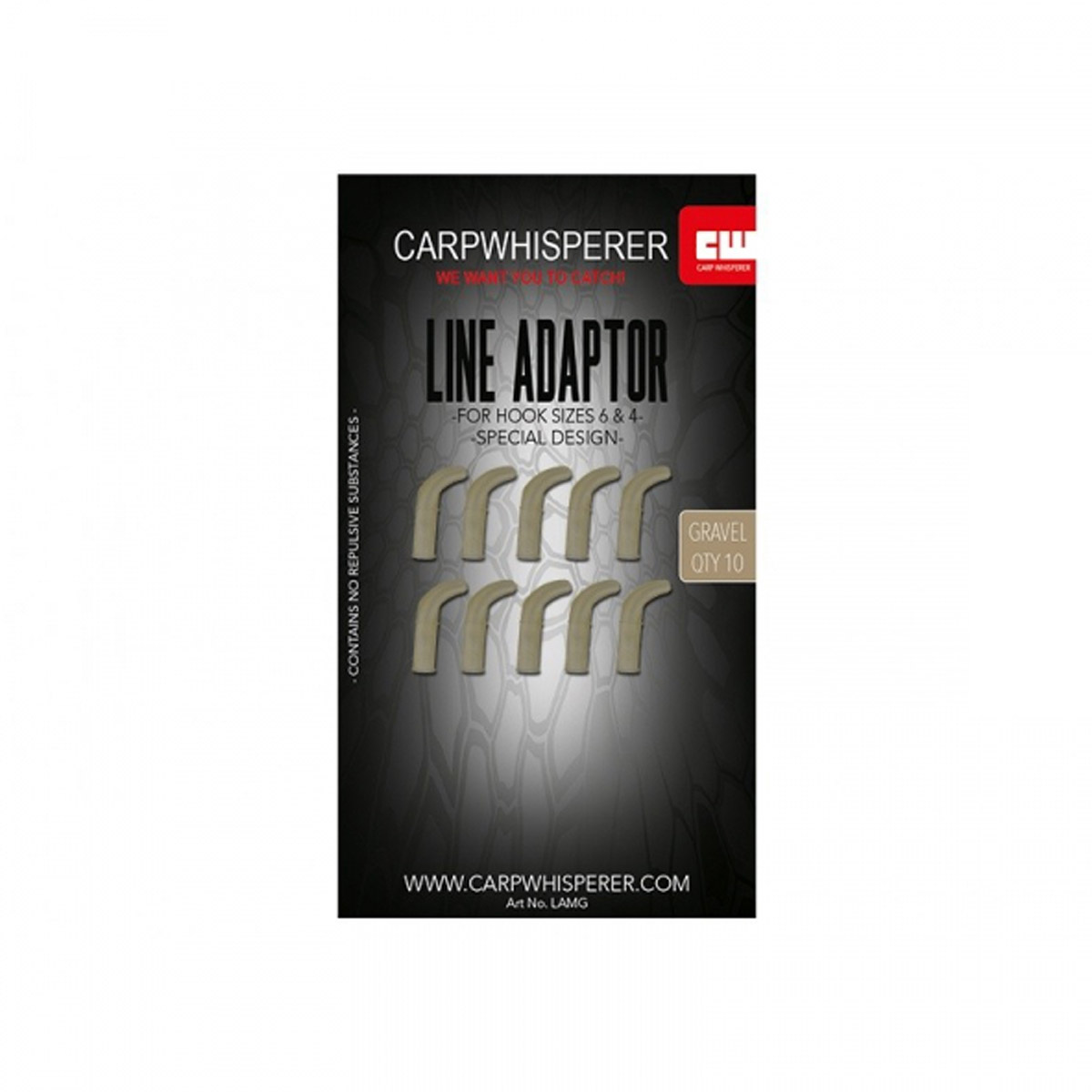 Carp Whisperer - Line Adaptor - Gravel -  S -  M