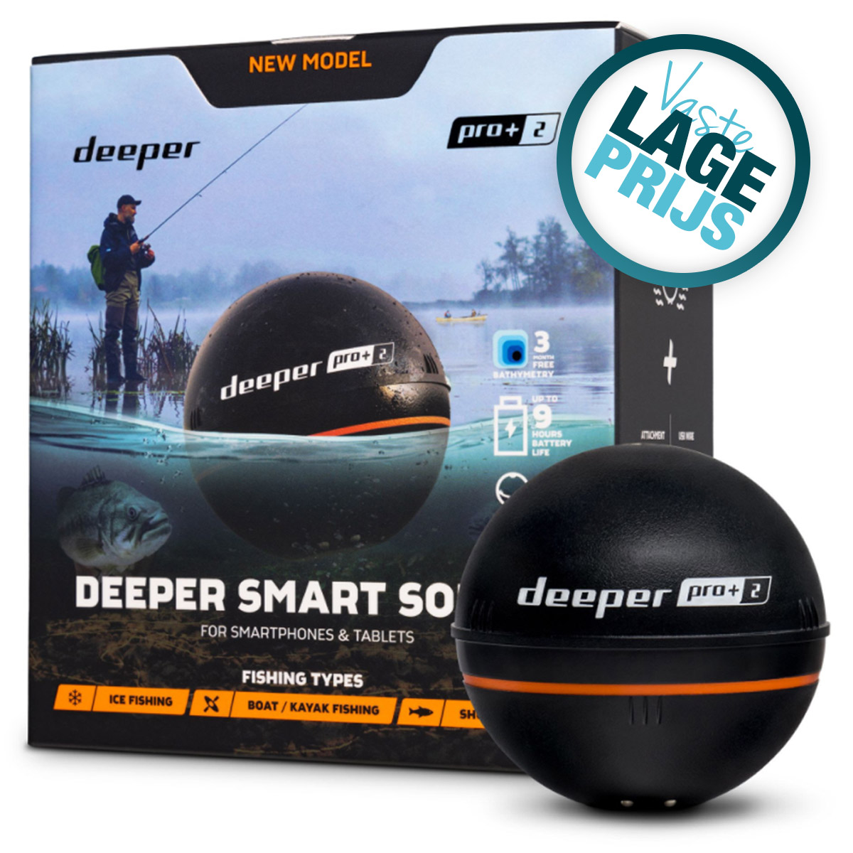 Deeper Fishfinder Pro +2 Deeper Fishfinder Pro +2