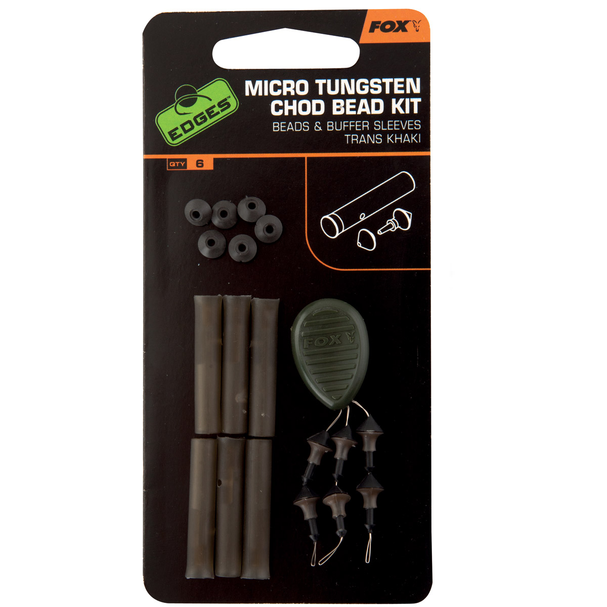 Fox EDGES™ Tungsten Chod Bead Kit -  Micro