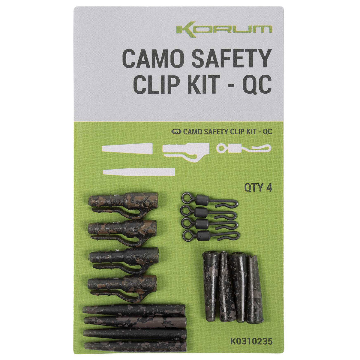 Korum Camo Safety Clip Kit Quick Change