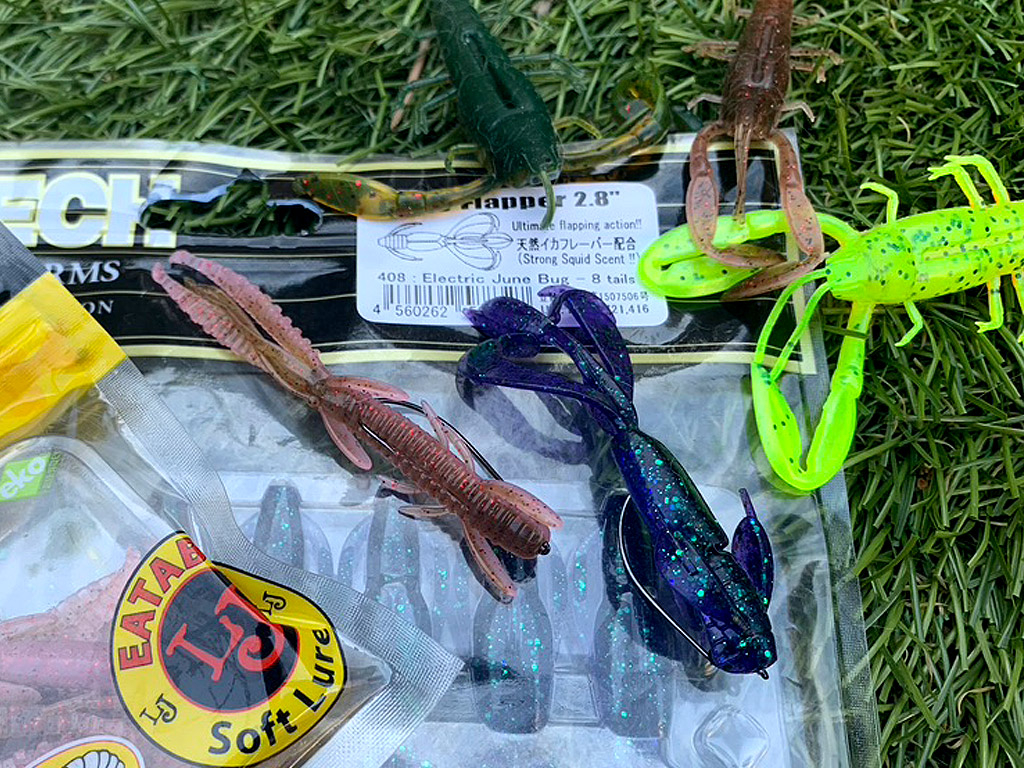Verschillende soorten softbaits voor het vissen met een Carolina Rig Verschillende soorten softbaits voor het vissen met een Carolina Rig