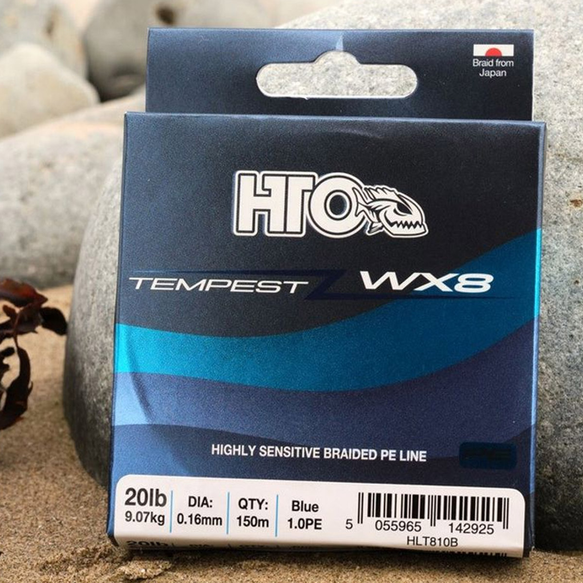 HTO Tempest WX8 Braid 150 Meter