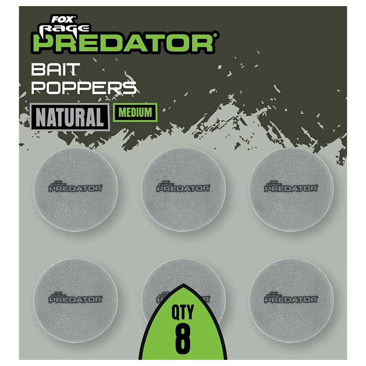 Fox Rage Predator Bait Poppers Naturel