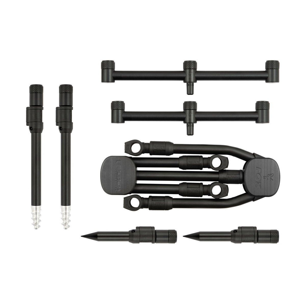 Fox Black Label QR 3 Rod Pod Complete