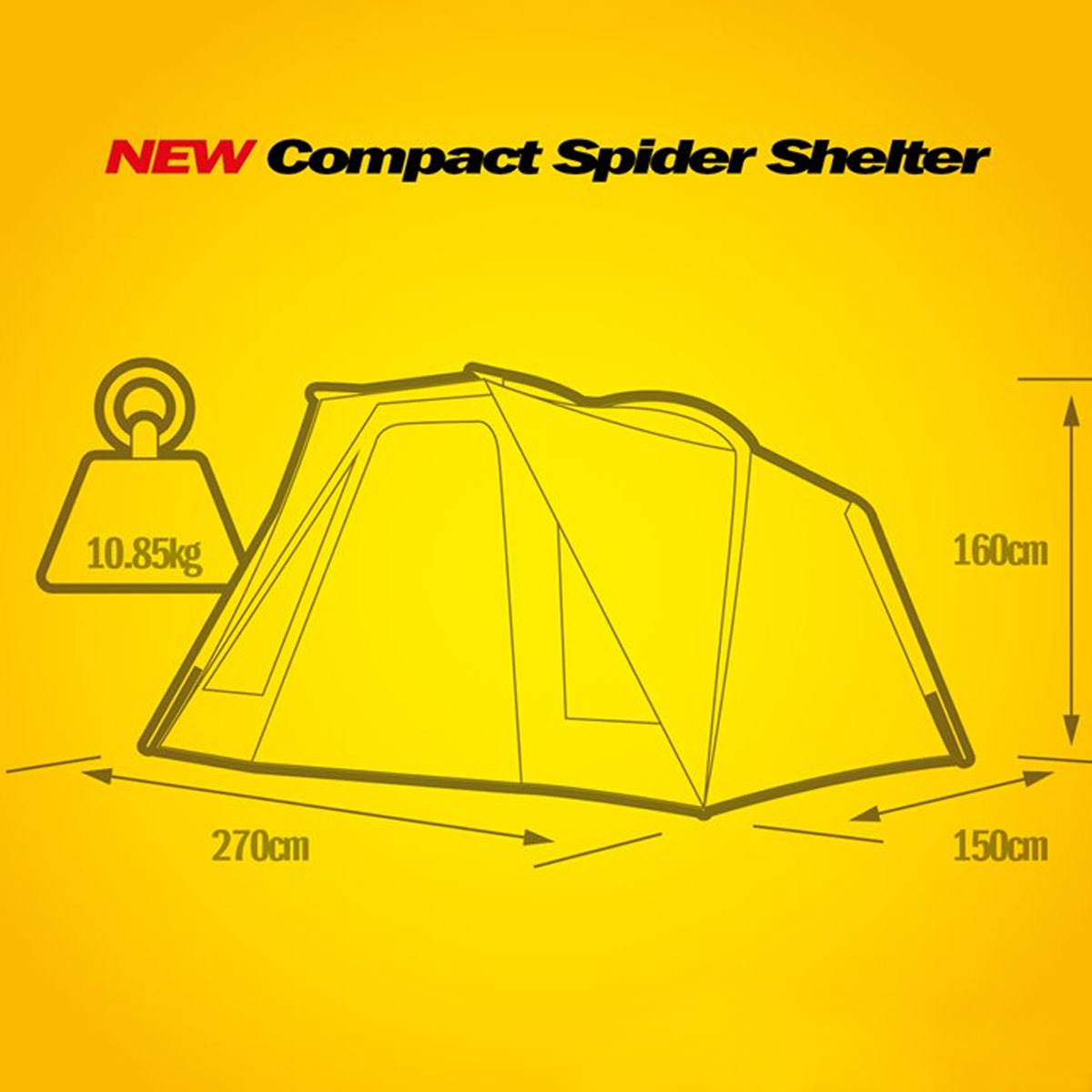 Solar SP Compact Spider Shelter 