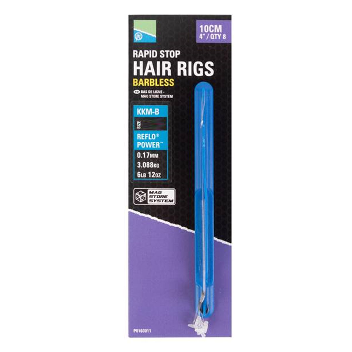 Preston Innovations Rapid Stop Hair Rigs 4" -  12 -  14 -  16