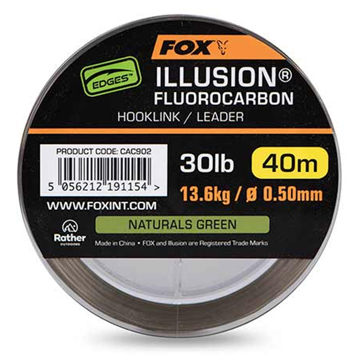 Fox Illusion Fluorocarbon Hooklink / Leader