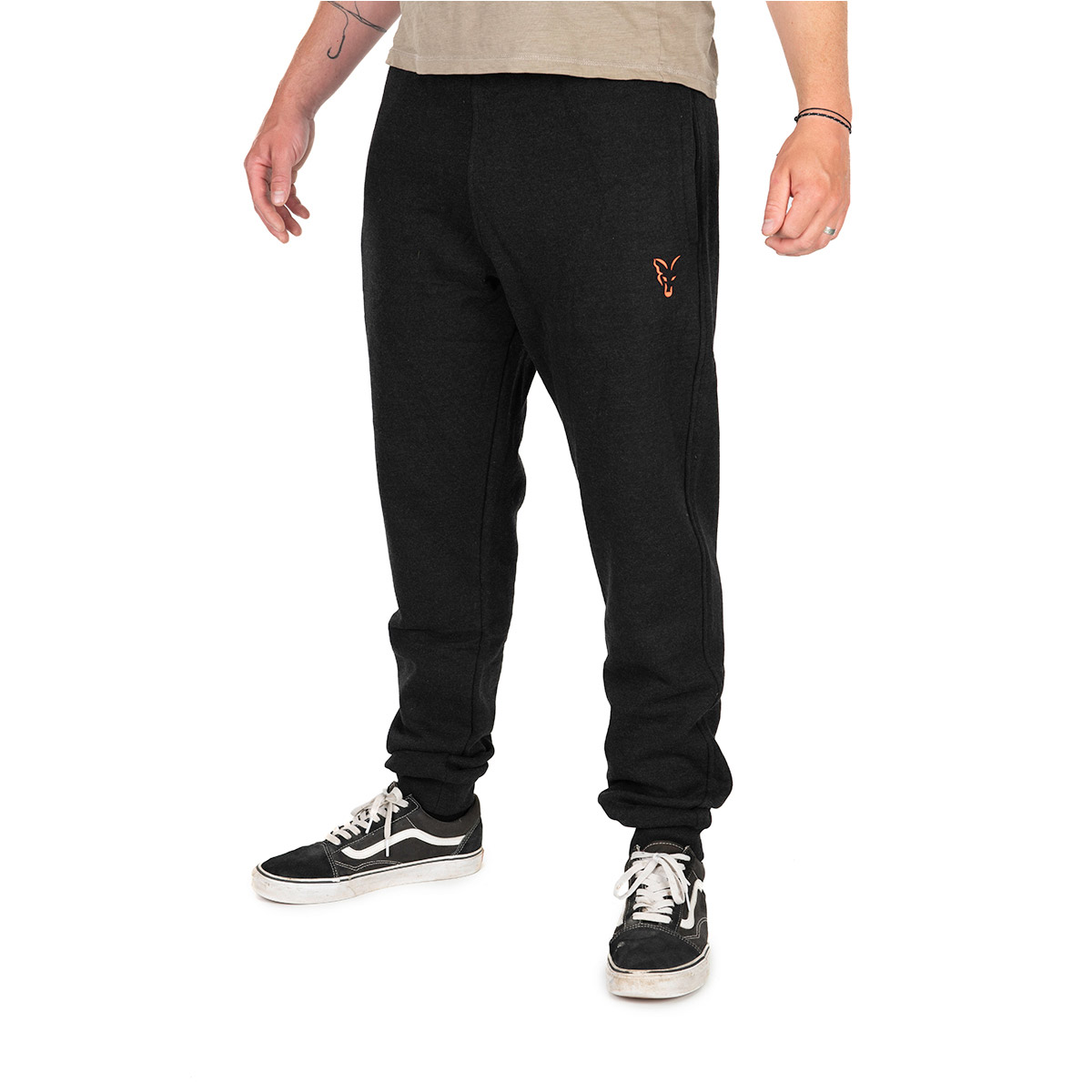 Fox Collection Black & Orange Joggers