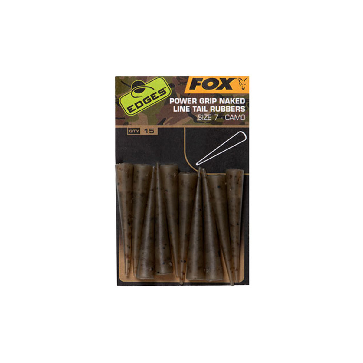 Fox EDGES CAMO POWER GRIP NAKED TAIL RUBBER