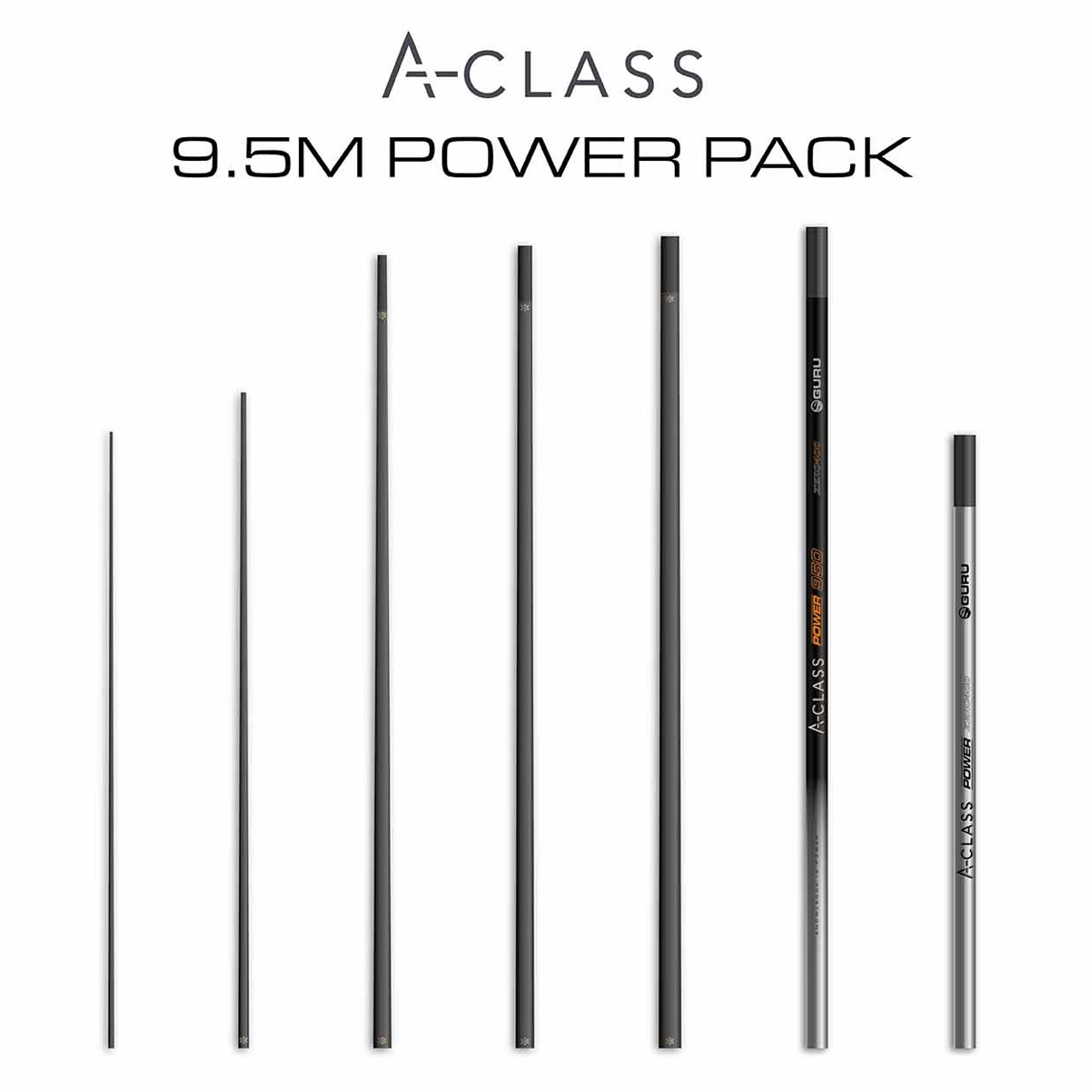 Guru A-Class Power Pole Pack 9,5 Meter 