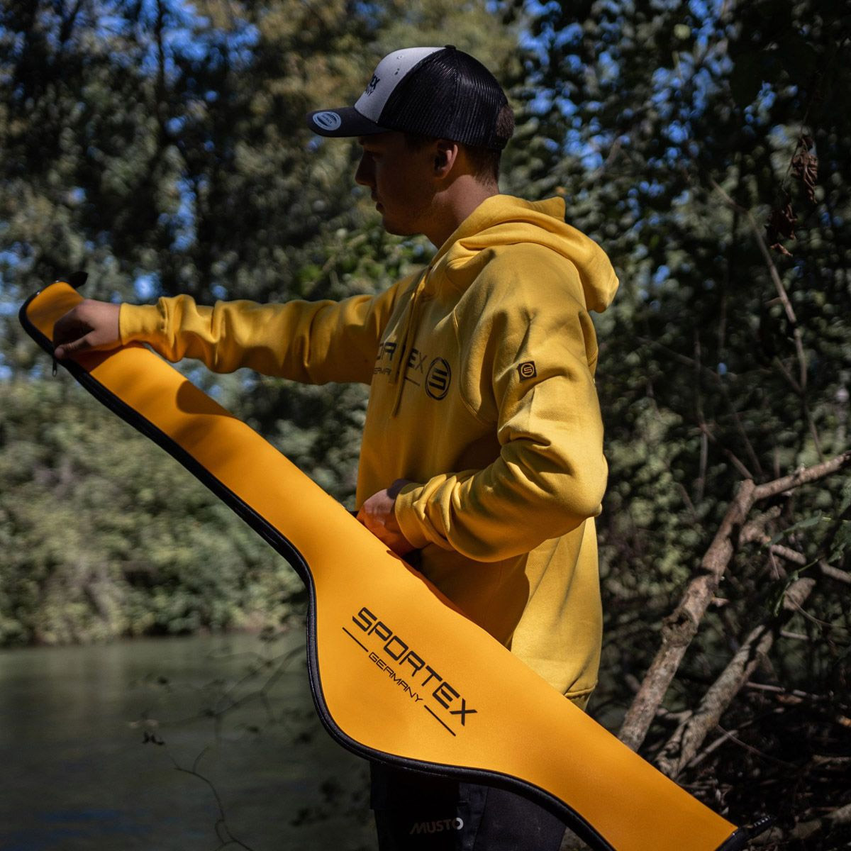 Sportex EVA Rod Case Yellow 145 CM