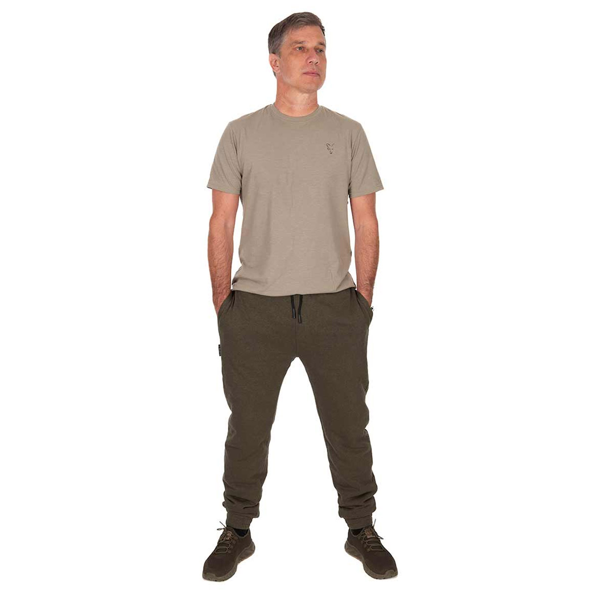 Fox Collection Sherpa Joggers Green/Black