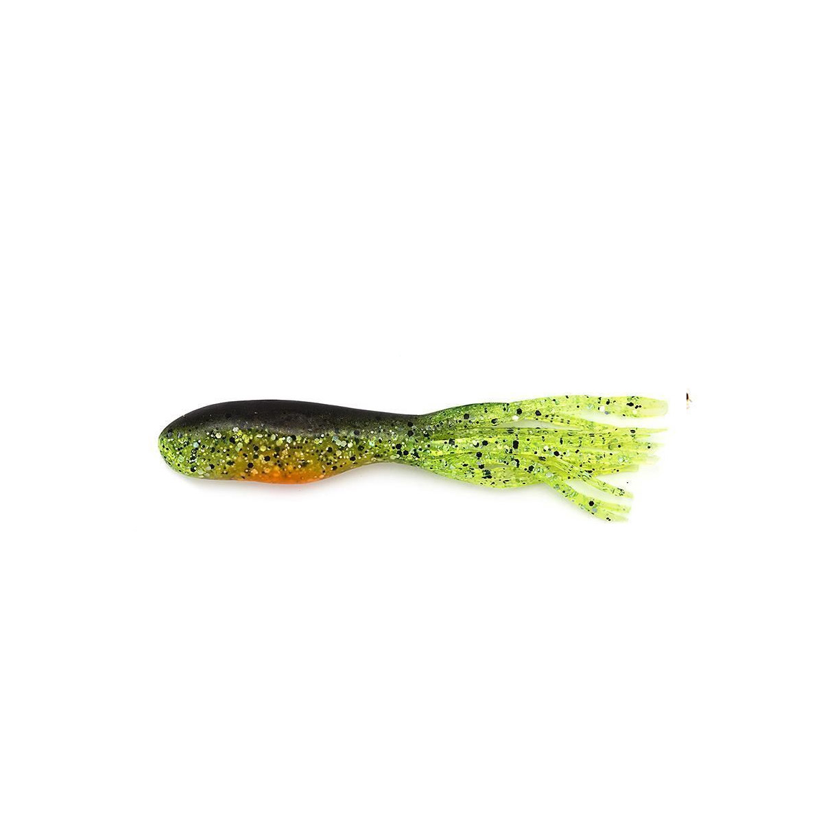 Gitzit Hard Time Minnows 2 Inch  -  Green Chartreuse Orange Belly