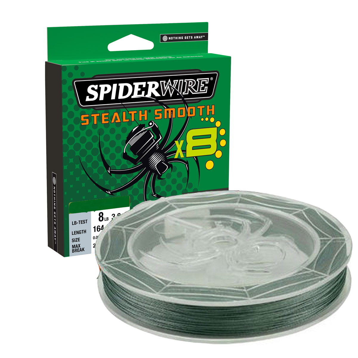 Spiderwire Stealth Smooth 8 Moss Green 150 M -  0.15 mm -  0.11 mm -  0.13 mm -  0.19 mm -  0.29 mm -  0.23 mm -  0.06 mm -  0.39 mm -  0.07 mm -  0.33 mm -  0.09 mm