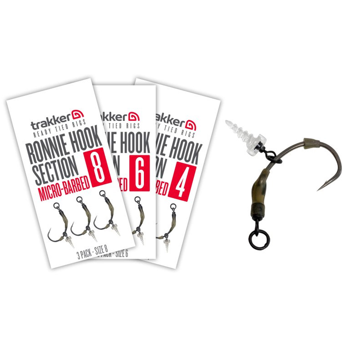 Trakker Ronnie Hook Sections - Barbed