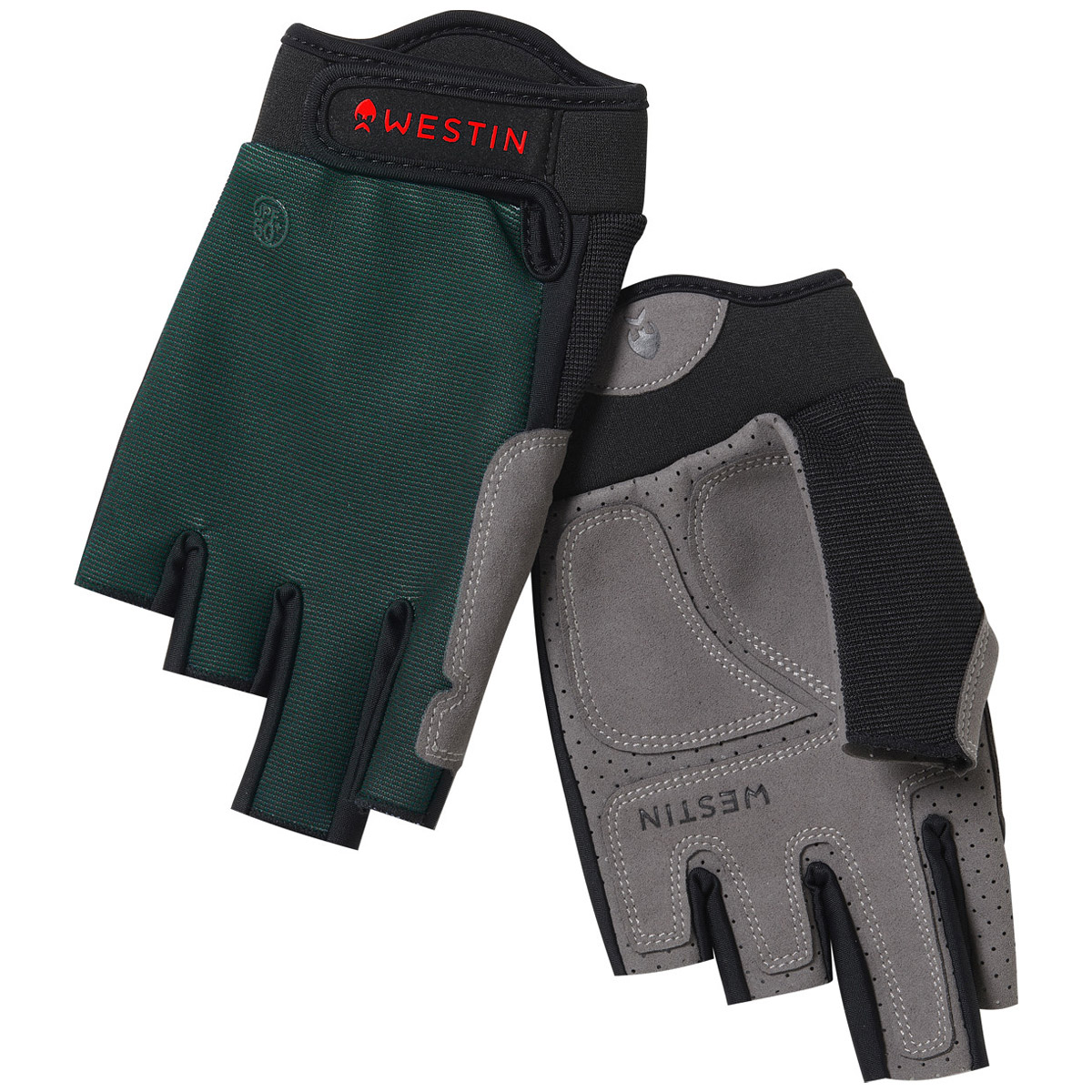 Westin Drip UPF Half Finger Glove Deep Forest