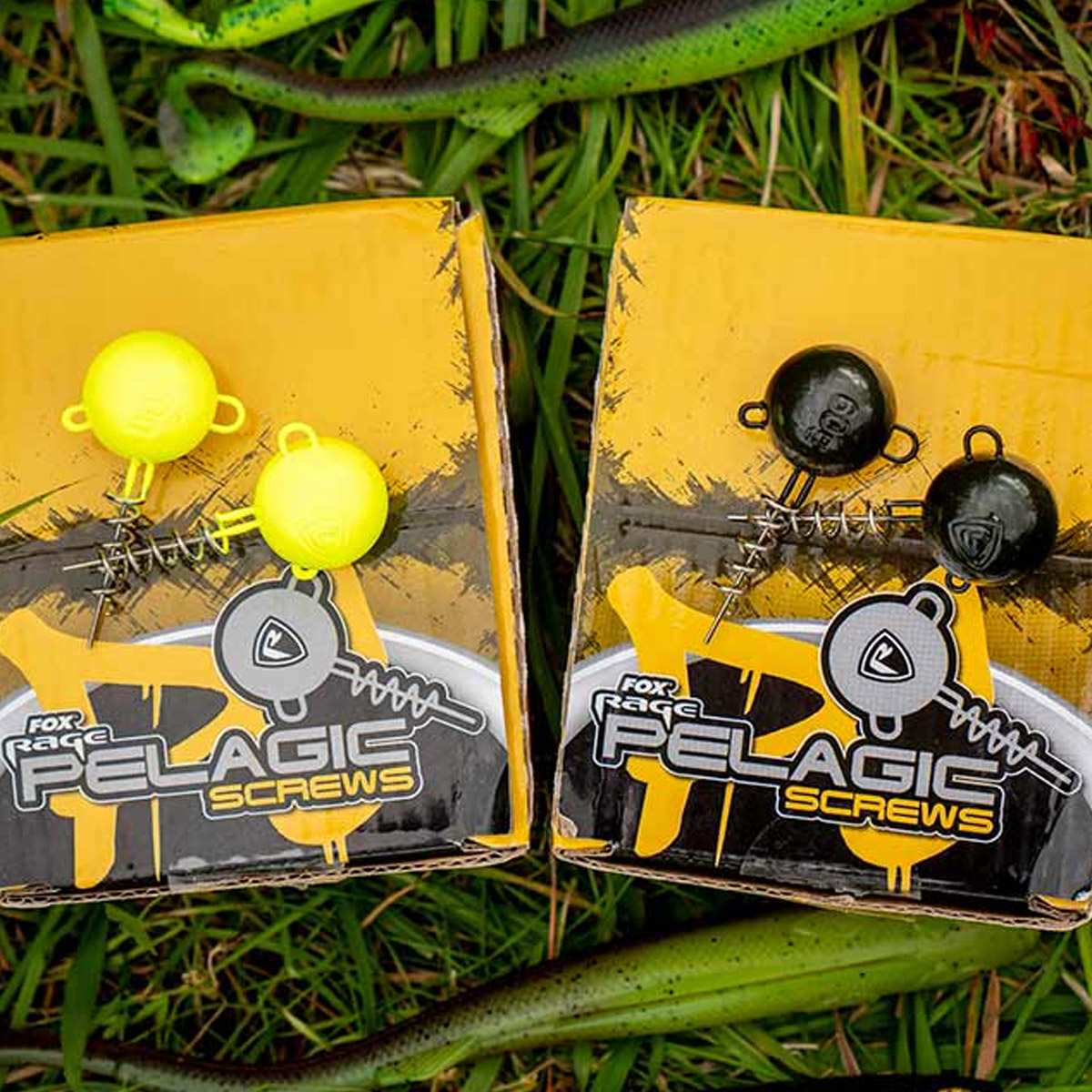 Fox Rage Pelagic Screws UV Yellow