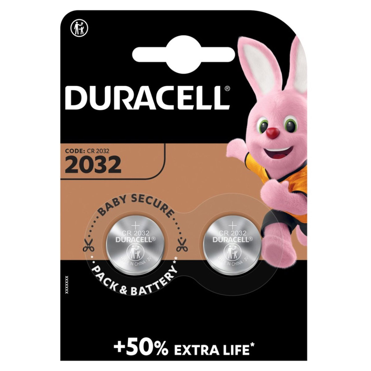 Duracell CR2032 3V Batterij Duracell CR2032 3V Batterij