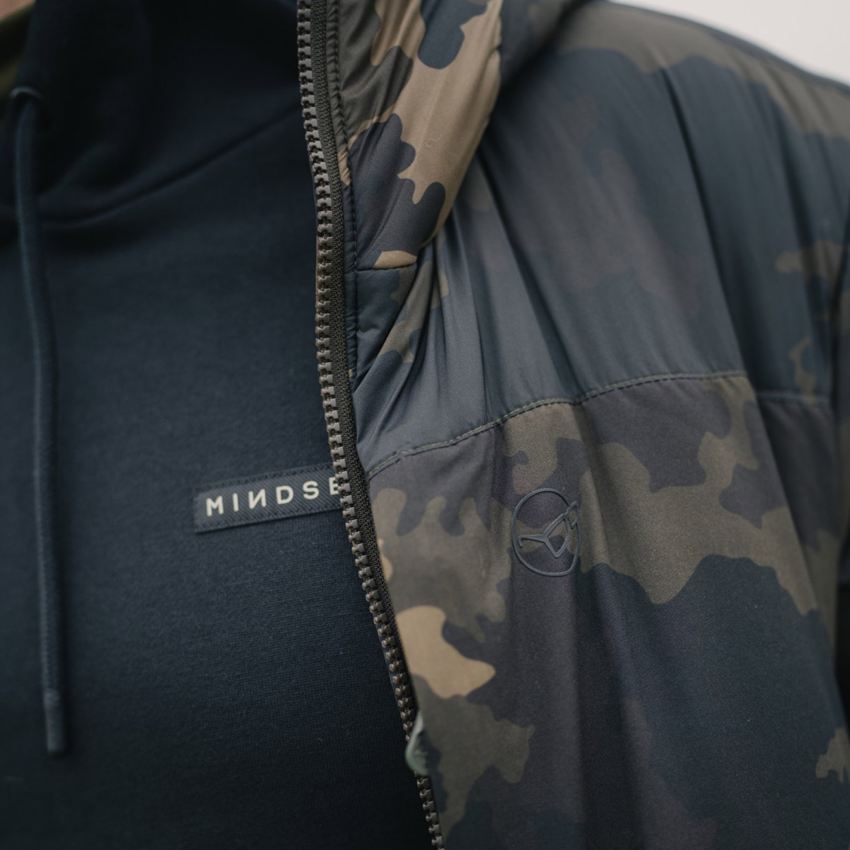 Korda Insulated Hooded Jacket - Dark Kamo