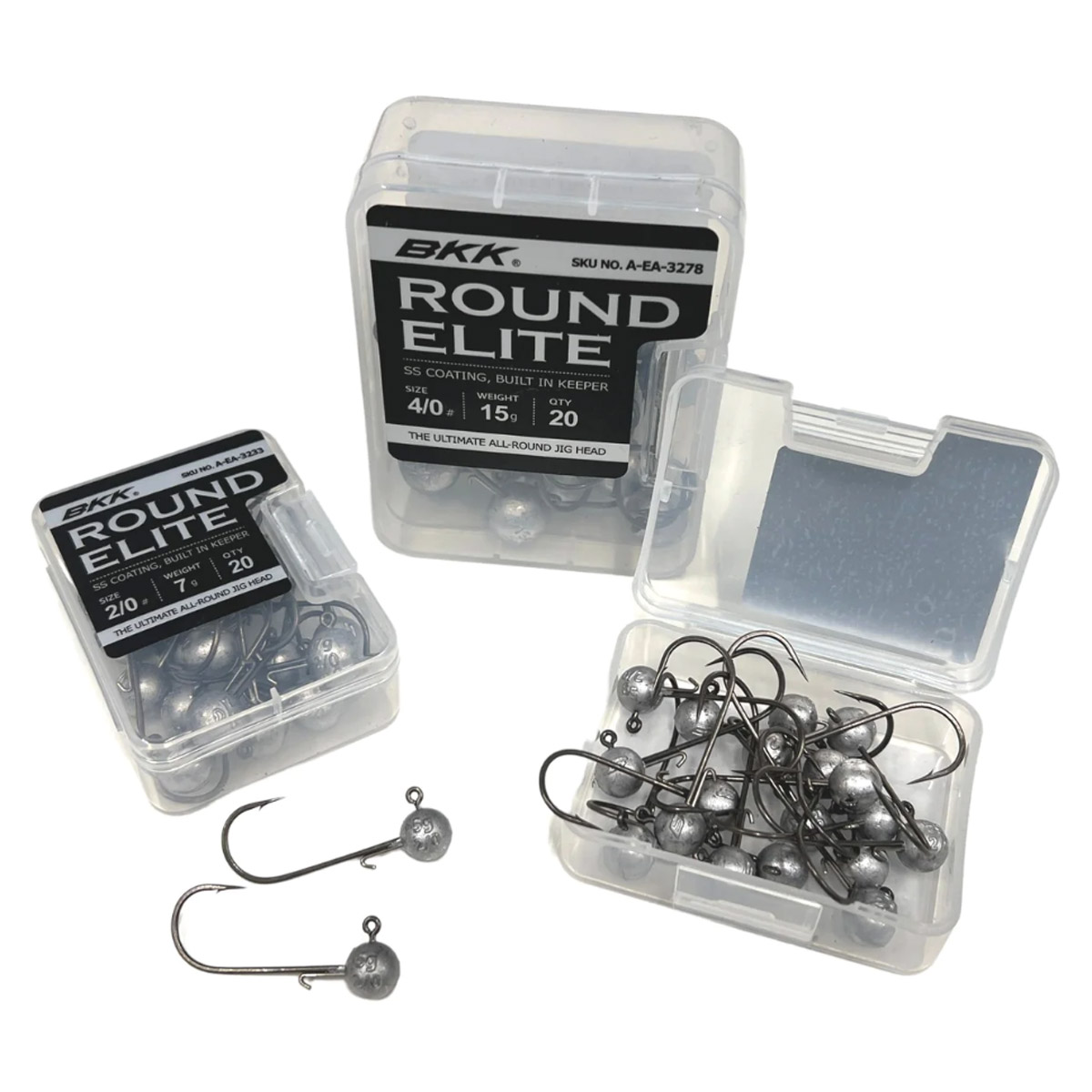 BKK Round Elite-Classic Bait Keeper Size 4/0 - 20 Stuks