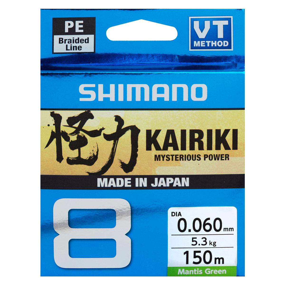 Shimano Kairiki 150 meter New Mantis Green