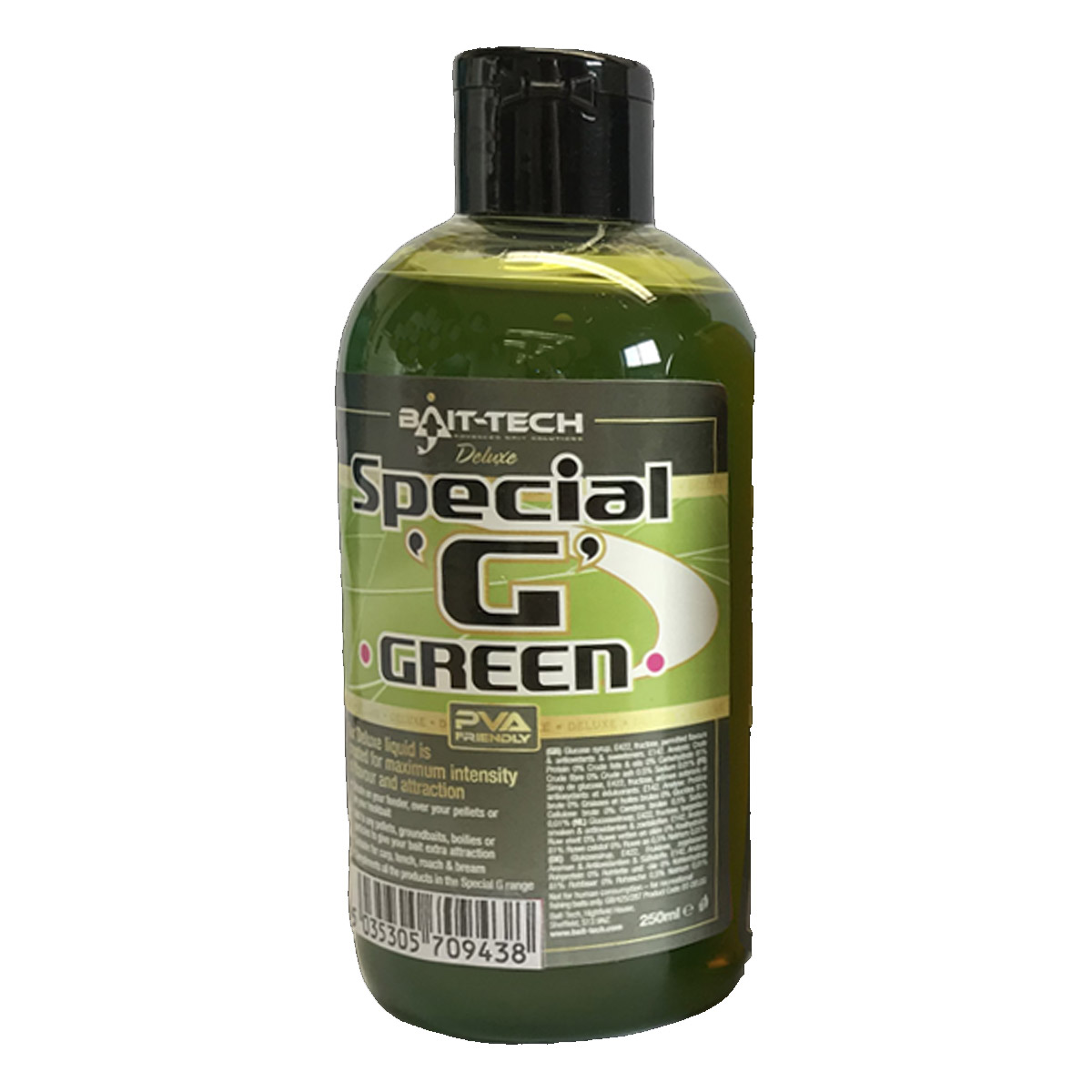 Bait-Tech Deluxe Liquid Special G Green 250 ML