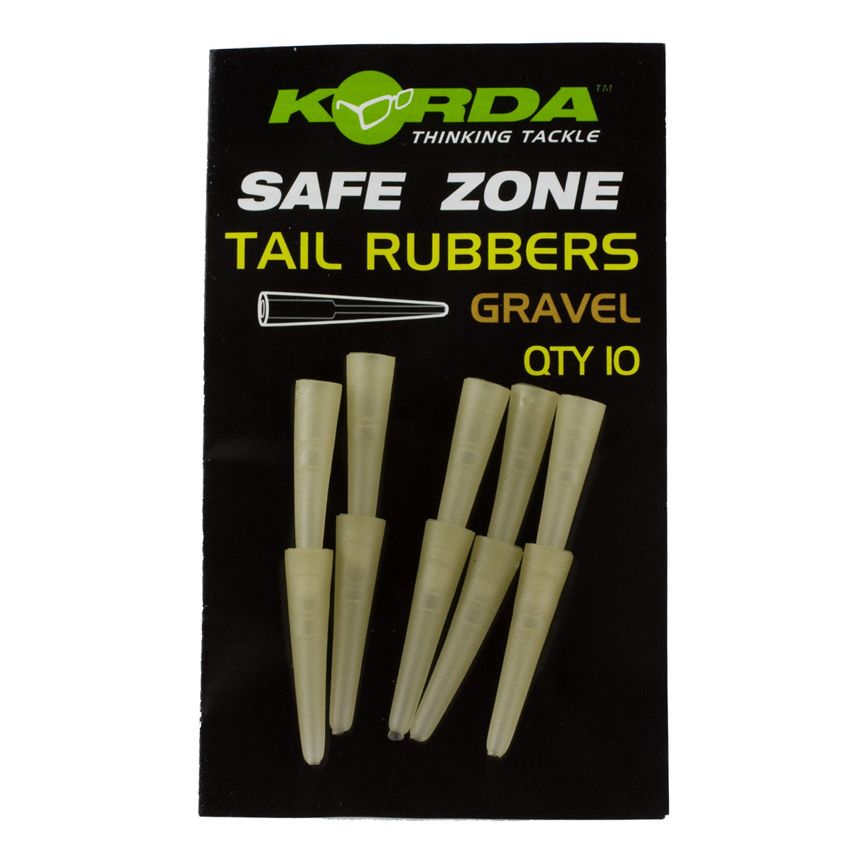 Korda Safe Zone Tail Rubbers -  Gravel