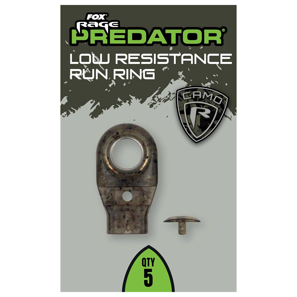 Fox Rage Predator Camo Low Resistance Run Ring