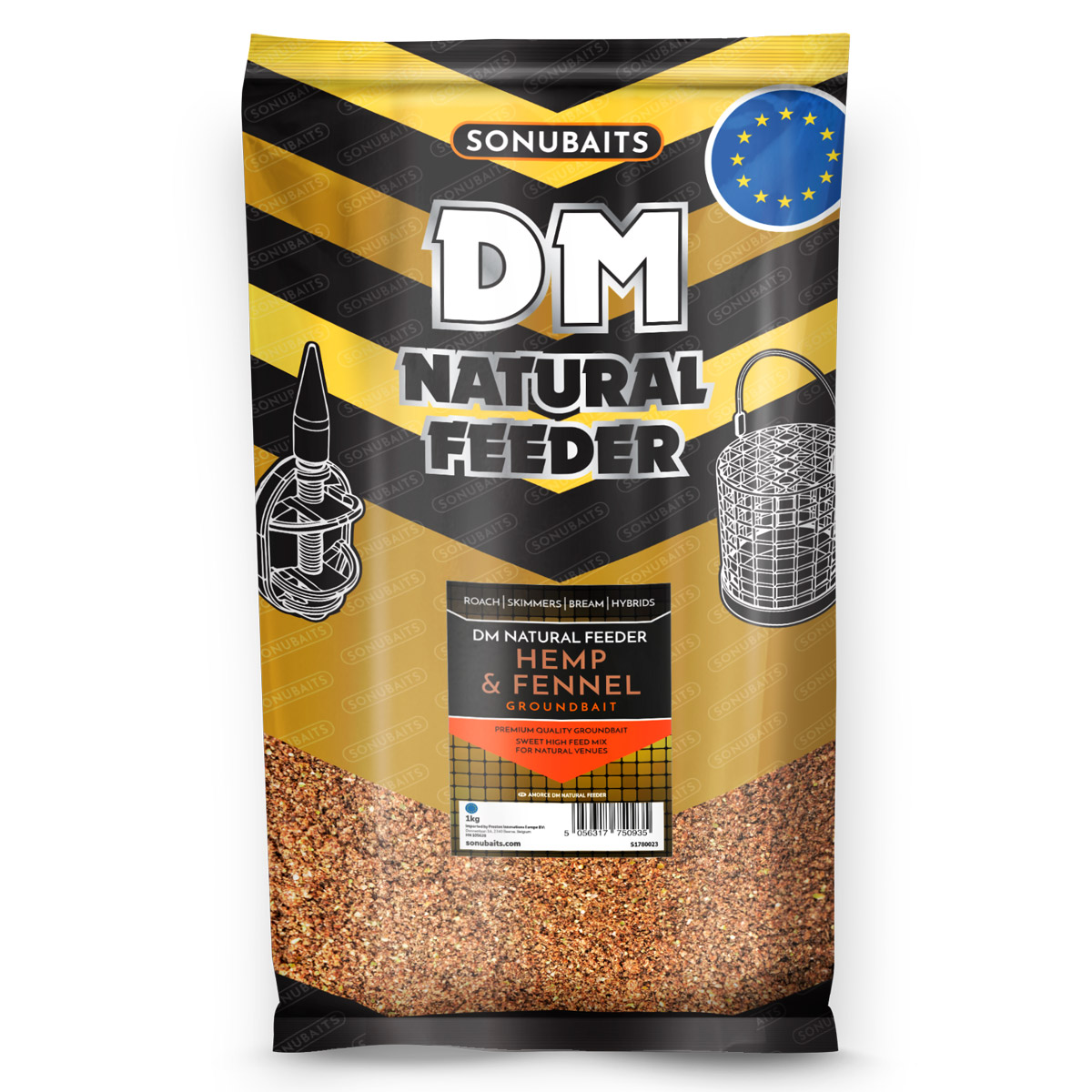 Sonubaits DM Natural Feeder Hemp & Fennel 1 KG