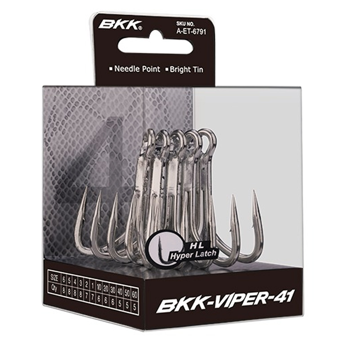 BKK Viper-41 Treble Hooks